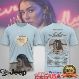 Madison Beer The Locket Tour 2024 Double Sided T Shirt & Hoodie
