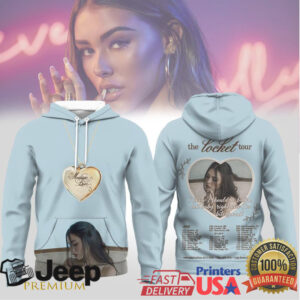 Madison Beer The Locket Tour 2024 Double Sided T Shirt & Hoodie