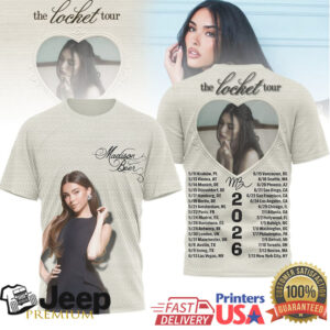 Madison Beer The Locket Tour 2026 World Tour Dates Heart Graphic T Shirt