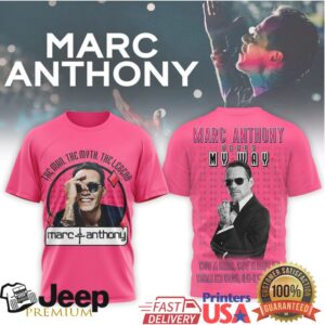 Marc Anthony “My Way” Vegas Tour The Legend Graphic Tee