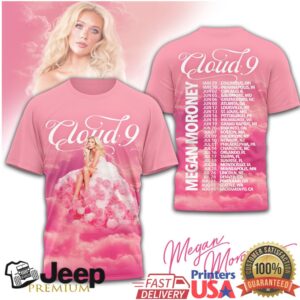 Megan Moroney Cloud 9 World Tour 2025 Pink Apparel