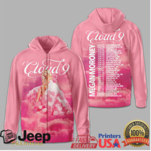 Megan Moroney Cloud 9 World Tour 2025 Pink Apparel