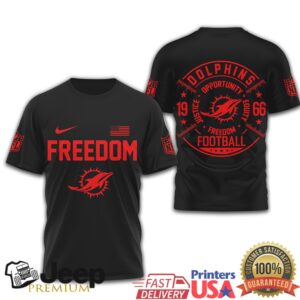 Miami Dolphins Freedom Football Opportunity Equity Justice NFL Tee Miami Dolphins Freedom Football Opportunity Equity Justice NFL Tee