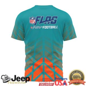 Miami Dolphins NFL FLAG Play Football Sublimated T Shirt Miami Dolphins NFL FLAG Play Football Sublimated T Shirt