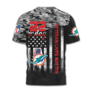Miami Dolphins NFL Veteran Awareness Camo Shirt End Veteran Suicide 22 A Day Miami Dolphins NFL Veteran Awareness Camo Shirt End Veteran Suicide 22 A Day