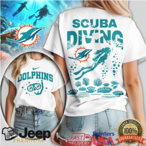 Miami Dolphins Scuba Diving Tee The Ultimate Aquatic Fan Shirt Miami Dolphins Scuba Diving Tee The Ultimate Aquatic Fan Shirt