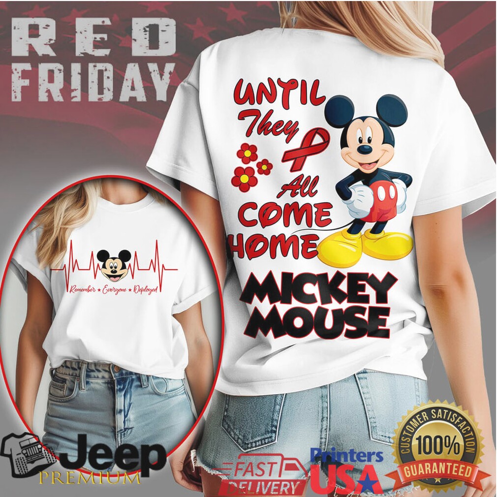 Mickey Mouse R.E.D. Friday “Until They All Come Home” Support Tee Mickey Mouse R.E.D. Friday “Until They All Come Home” Support Tee