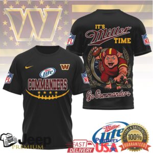 Miller Lite x Washington Commanders NFL “It’s Miller Time” 3D T Shirt Miller Lite x Washington Commanders NFL “It’s Miller Time” 3D T Shirt