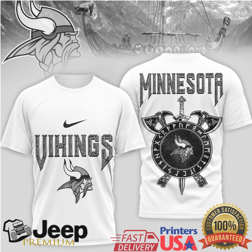 Minnesota Vikings Authentic Viking Warrior Heritage T Shirt Minnesota Vikings Authentic Viking Warrior Heritage T Shirt