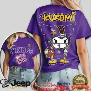 Minnesota Vikings Kuromi Football Sanrio Aesthetic T Shirt