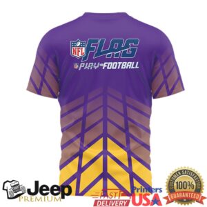 Minnesota Vikings NFL Flag Play Football Gradient Design T Shirt Minnesota Vikings NFL Flag Play Football Gradient Design T Shirt