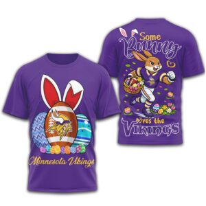 Minnesota Vikings Some Bunny Loves The Vikings Easter T Shirt