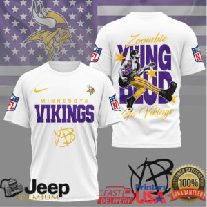 Minnesota Vikings Yungblud Zombie Rock Fan Jersey Tee