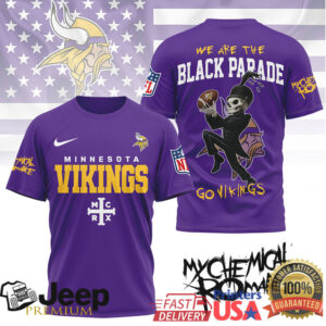 Minnesota Vikings x My Chemical Romance Welcome To The Black Parade Tee