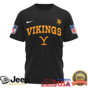 Minnesota Vikings x Yellowstone Dutton Ranch Montana Western T Shirt