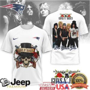 New England Patriots Do Your Job x Guns N' Roses Mashup Tee