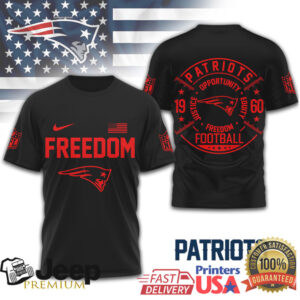 New England Patriots Freedom Football Justice Opportunity Equity T Shirt