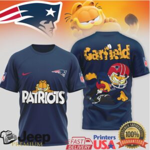 New England Patriots Garfield Mascot Fan Apparel T Shirt New England Patriots Garfield Mascot Fan Apparel T Shirt