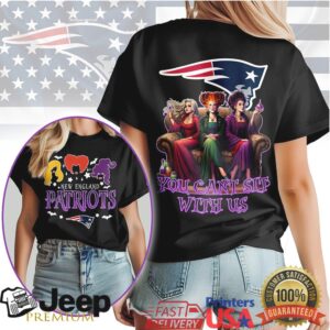 New England Patriots Halloween T Shirt Hocus Pocus Sanderson Sisters Fan Tee New England Patriots Halloween T Shirt Hocus Pocus Sanderson Sisters Fan Tee