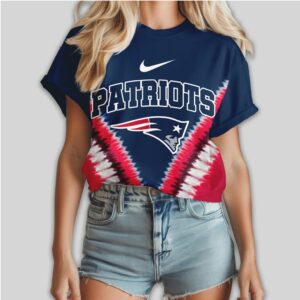 New England Patriots It Is In My DNA Tie Dye Pattern Graphic Tee