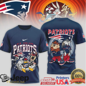 New England Patriots Looney Tunes Vintage Style NFL Shirt