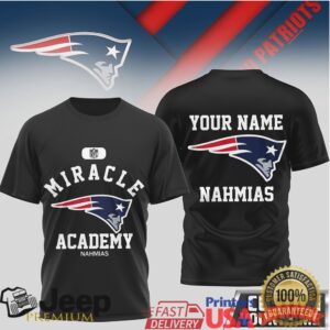 New England Patriots Miracle Academy Custom Fan Apparel New England Patriots Miracle Academy Custom Fan Apparel