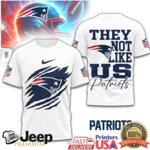 New England Patriots “They Not Like Us” Custom Graphic T Shirt New England Patriots “They Not Like Us” Custom Graphic T Shirt