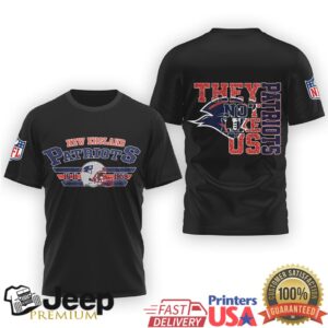 New England Patriots They Not Like Us Sportswear Tee New England Patriots They Not Like Us Sportswear Tee