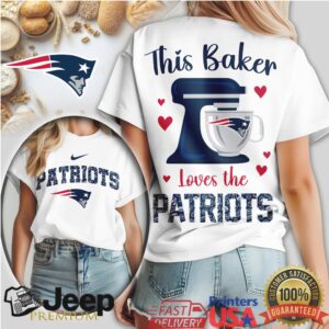 New England Patriots This Baker Loves The Patriots Custom Baking T Shirt