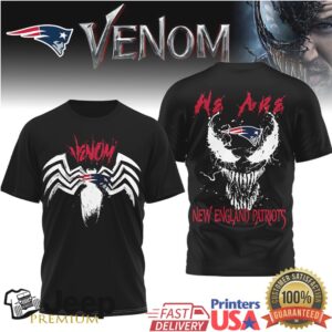 New England Patriots Venom Symbiote “We Are” NFL Graphic T Shirt