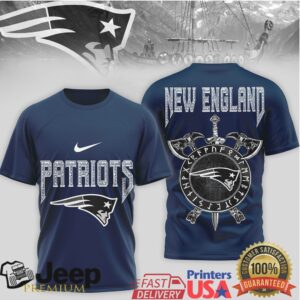 New England Patriots Viking Norse Mythology T Shirt Cross Axes Shield Graphic New England Patriots Viking Norse Mythology T Shirt Cross Axes Shield Graphic