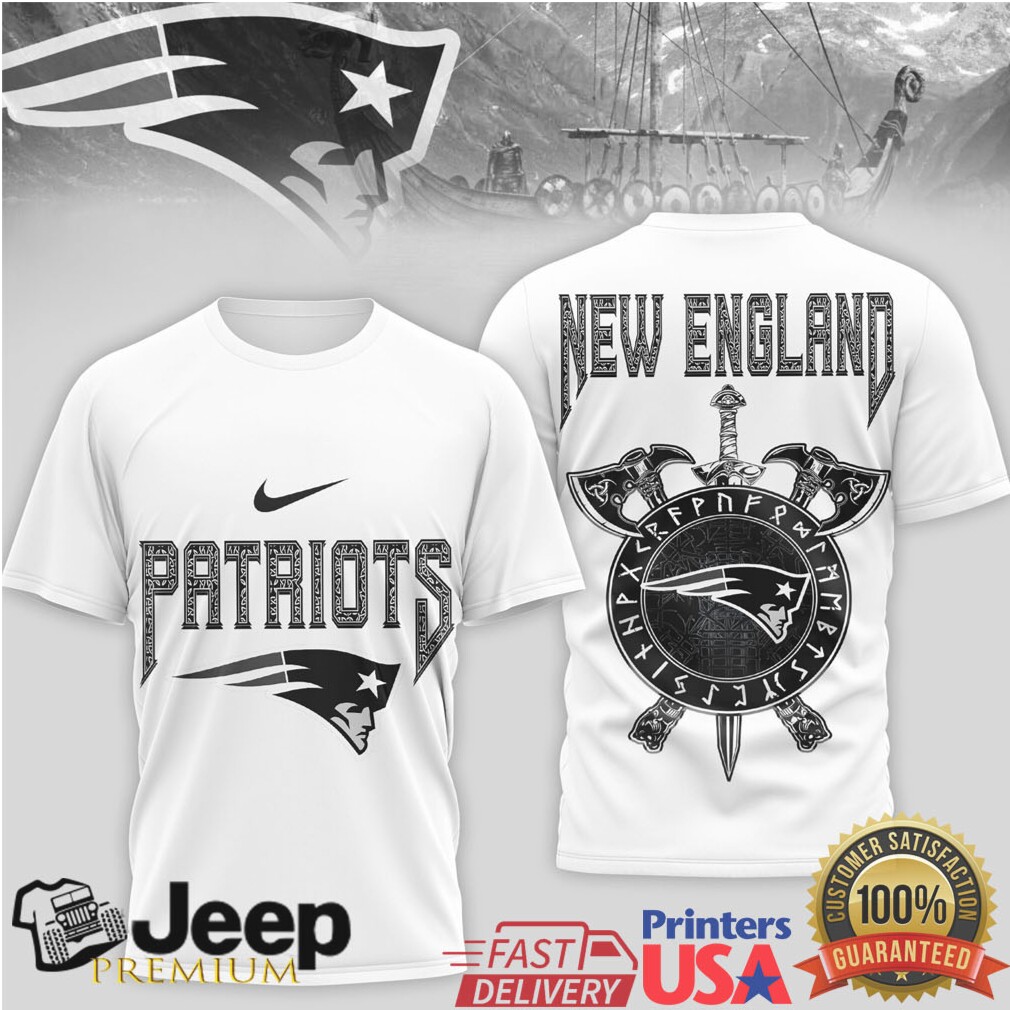 New England Patriots Viking Norse Mythology T Shirt Cross Axes Shield Graphic New England Patriots Viking Norse Mythology T Shirt Cross Axes Shield Graphic