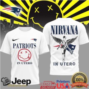 New England Patriots x Nirvana In Utero Fan Apparel Tee New England Patriots x Nirvana In Utero Fan Apparel Tee