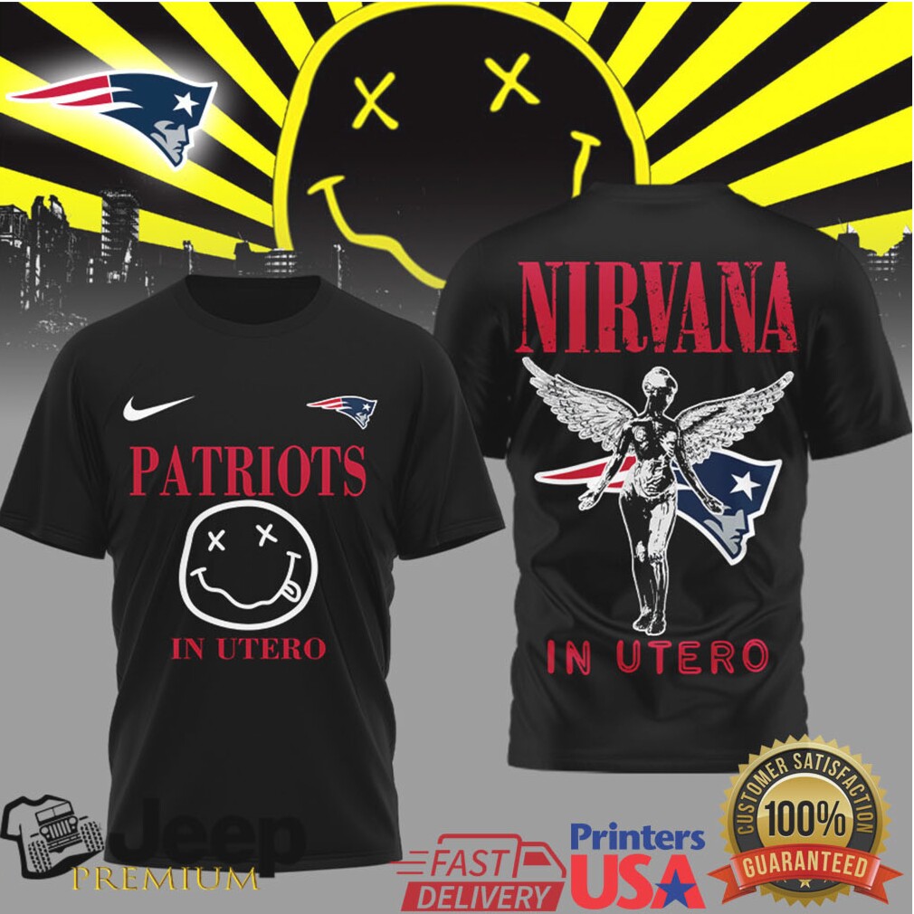 New England Patriots x Nirvana In Utero Fan Apparel Tee New England Patriots x Nirvana In Utero Fan Apparel Tee