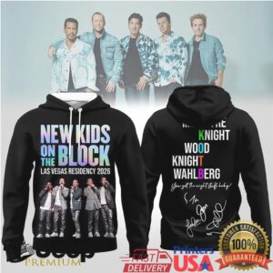 New Kids On The Block Las Vegas Residency 2026 NKOTB Tour Apparel New Kids On The Block Las Vegas Residency 2026 NKOTB Tour Apparel