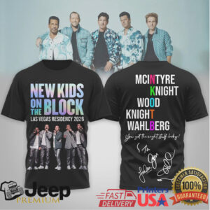 New Kids On The Block Las Vegas Residency 2026 NKOTB Tour Apparel