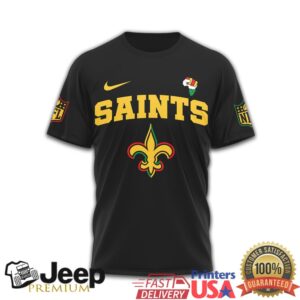 New Orleans Saints Black History Month Celebration T Shirt 1926 to 2026 New Orleans Saints Black History Month Celebration T Shirt 1926 to 2026