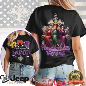 New Orleans Saints Halloween T Shirt Hocus Pocus Sanderson Sisters Fan Tee New Orleans Saints Halloween T Shirt Hocus Pocus Sanderson Sisters Fan Tee