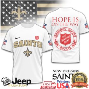 New Orleans Saints Salvation Army Hope Is On The Way Charity Shirt New Orleans Saints Salvation Army Hope Is On The Way Charity Shirt