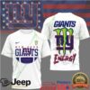 New York Giants They Not Like Us Classic Logo Black Tee New York Giants They Not Like Us Classic Logo Black Tee