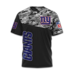 New York Giants NFL Veteran Awareness T Shirt 22 A Day Camo Tee