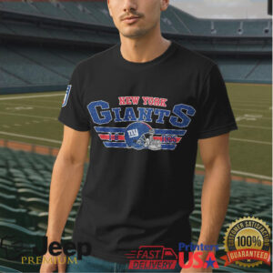 New York Giants They Not Like Us Classic Logo Black Tee