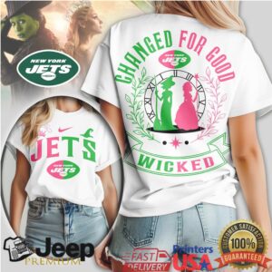 New York Jets x Wicked “Changed For Good” NFL Musical T Shirt