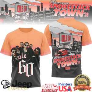 Ole 60 Smokestack Town Tour '26 Official Band Merchandise Apparel