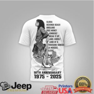 Patti Smith 50th Anniversary 1975 2025 Vintage Tribute T Shirt Patti Smith 50th Anniversary 1975 2025 Vintage Tribute T Shirt