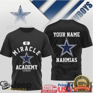 Personalize Dallas Cowboys Miracle Academy Graphic Tee Personalize Dallas Cowboys Miracle Academy Graphic Tee