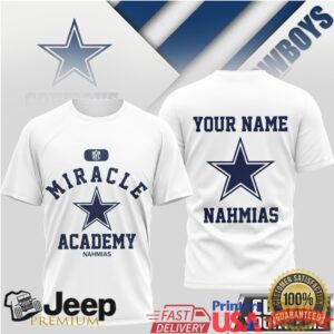 Personalize Dallas Cowboys Miracle Academy Graphic Tee