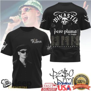 Peso Pluma Dinastía & Friends 2024 Tour T Shirt Peso Pluma Dinastía & Friends 2024 Tour T Shirt