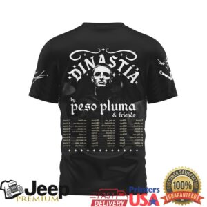 Peso Pluma Dinastía & Friends 2024 Tour T Shirt