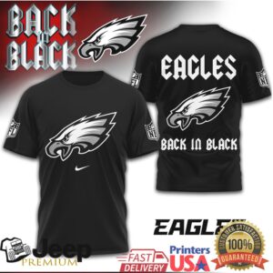 Philadelphia Eagles “Back in Black” Special Edition Black T Shirt Philadelphia Eagles “Back in Black” Special Edition Black T Shirt